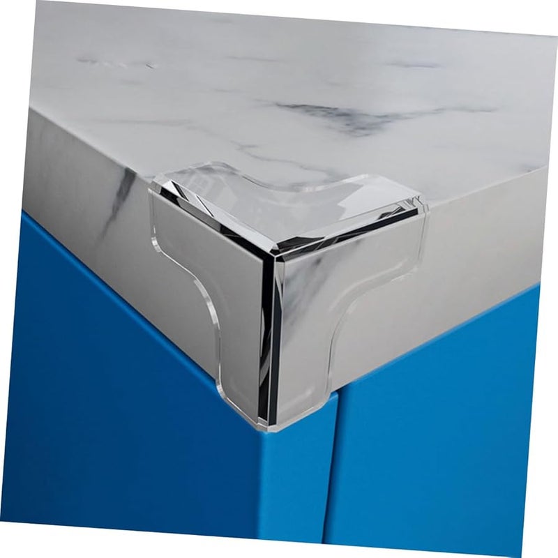 Clear PVC Furniture Corner Protectors 10pcs Soft Edge Safety for Kids Tables Desks Cabinets - Image 4